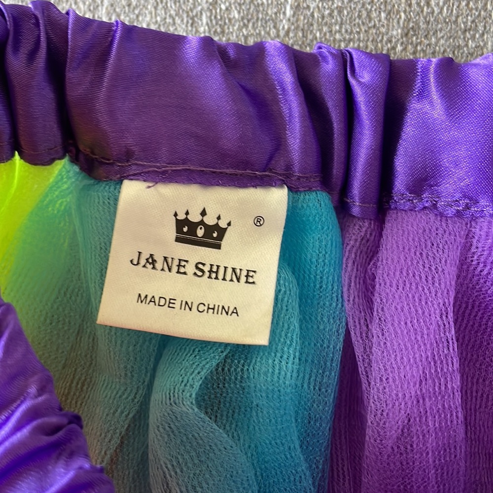 Belababy girl rainbow tulle skirt Size L - Picture 7 of 7